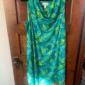 Crowl Neck Hawaiian/Floral Dress